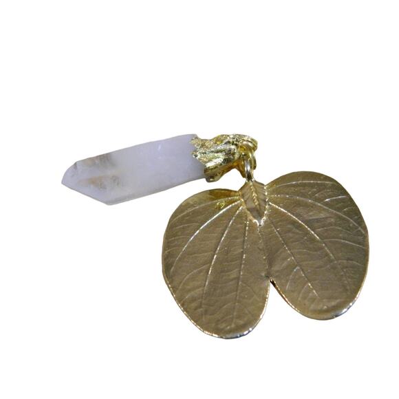 Natural Quartz Crystal Pendant, Arkansas Quartz Crystal Point Necklace, Gemstone - Picture 5 of 10